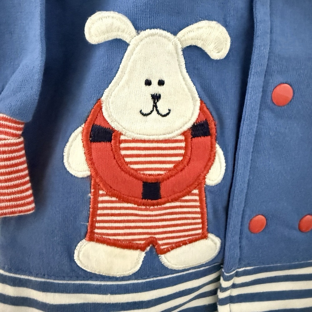 Vintage NWT Gymboree RAINBOW TAG 1996 December Spring Little Sailor Shirt Jacket - Picture 4 of 10